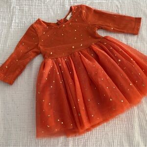 Elegant Orange Kids Formal Dress